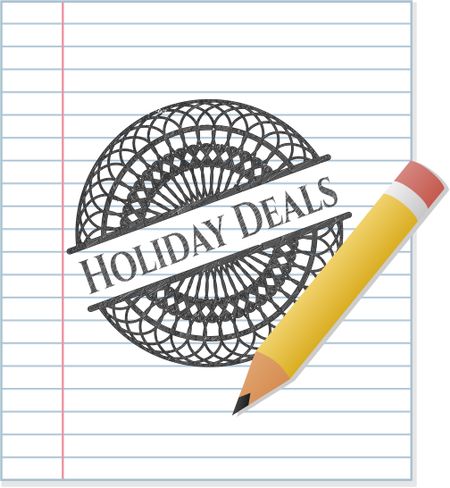 Holiday Deals pencil effect