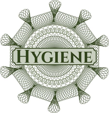 Hygiene inside a money style rosette