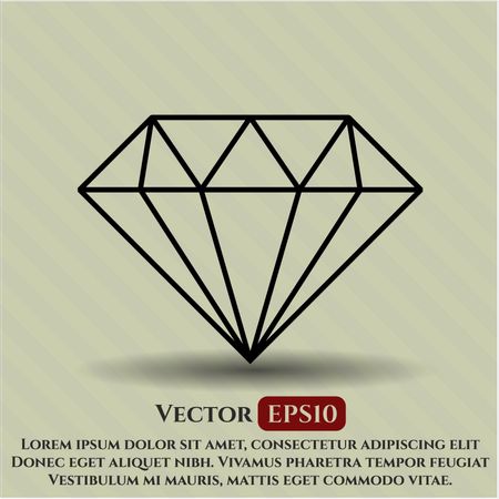 Diamond icon or symbol