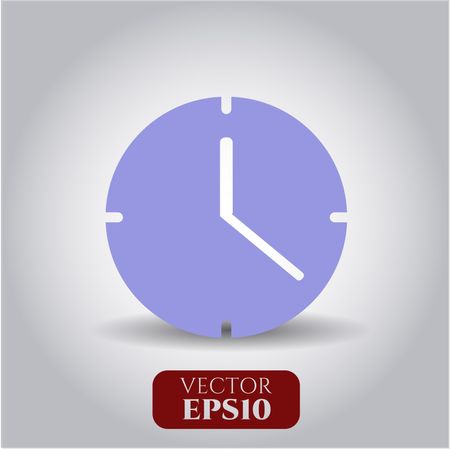 Clock (Time) vector symbol
