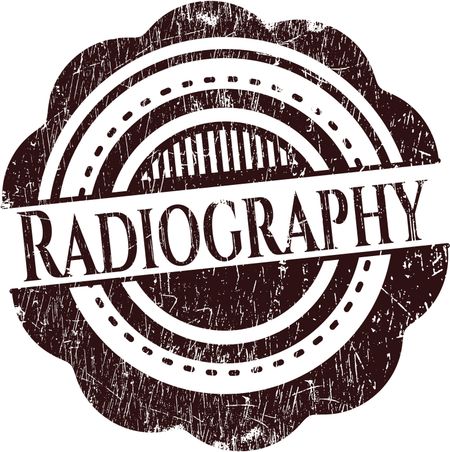 Radiography rubber grunge texture stamp