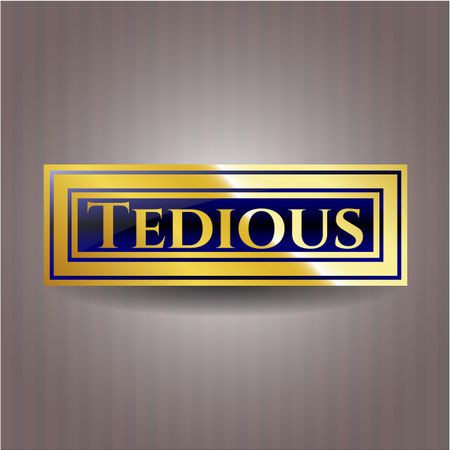 Tedious gold emblem