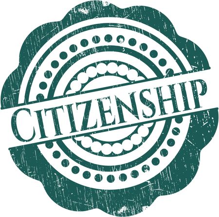 Citizenship rubber seal
