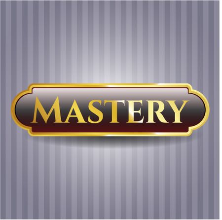 Mastery golden badge