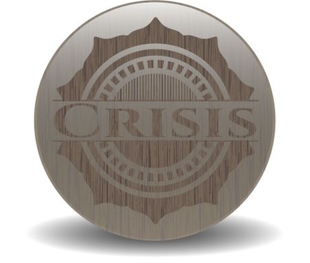 Crisis retro style wood emblem