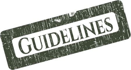 Guidelines rubber texture