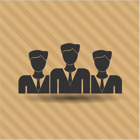 business teamwork icon vector symbol flat eps jpg app
