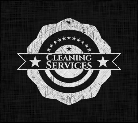 Cleaning Services chalk emblem