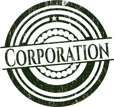 Corporation rubber stamp