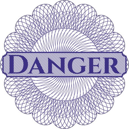 Danger linear rosette
