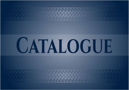 Catalogue poster or card