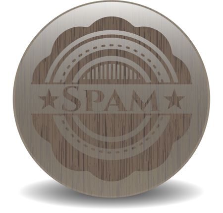 Spam wooden signboards