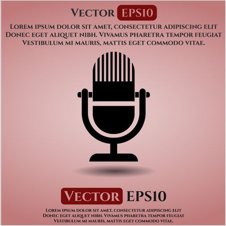 Microphone vector icon