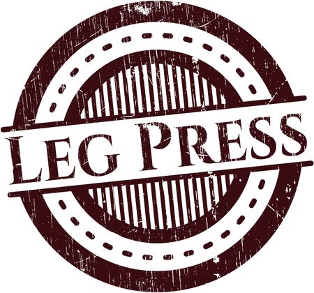 Leg Press rubber seal with grunge texture