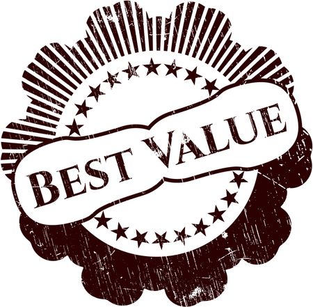Best Value grunge stamp
