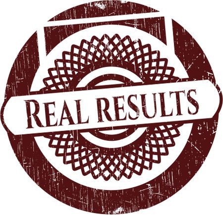 Real results rubber grunge seal