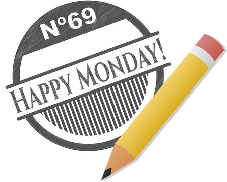 Happy Monday! draw (pencil strokes)