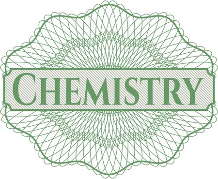 Chemistry abstract linear rosette