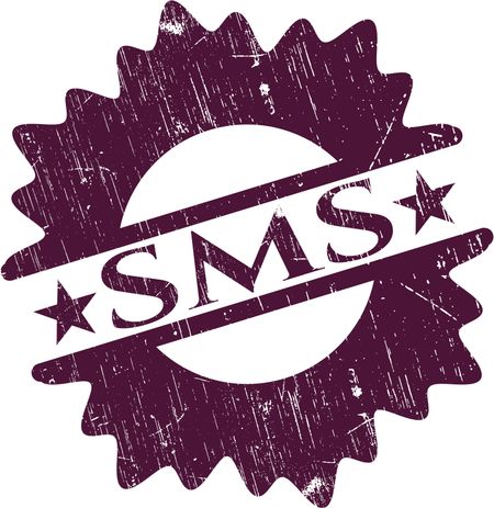 SMS rubber grunge texture seal