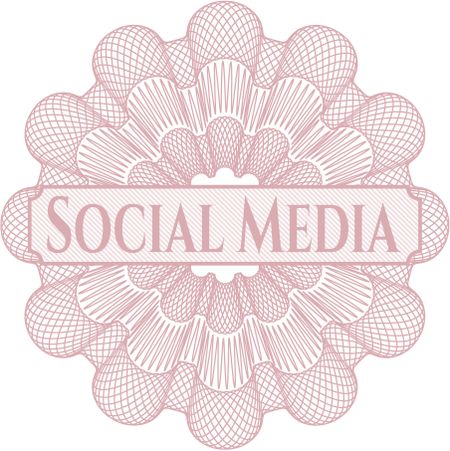 Social Media linear rosette