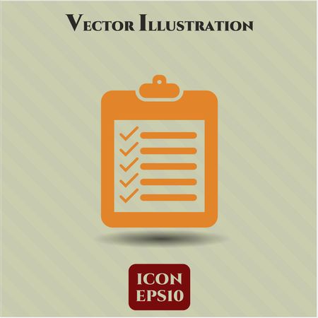 List icon vector symbol flat eps jpg app web concept website