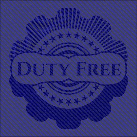 Duty Free with denim texture
