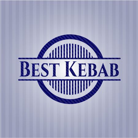 Best Kebab denim background