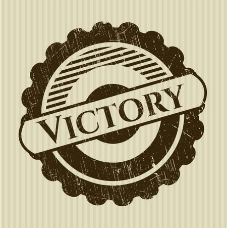 Victory grunge style stamp