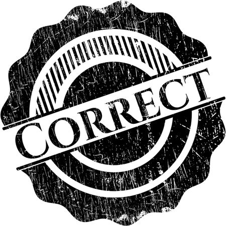 Correct rubber grunge texture stamp