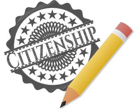 citizenship clipart black and white