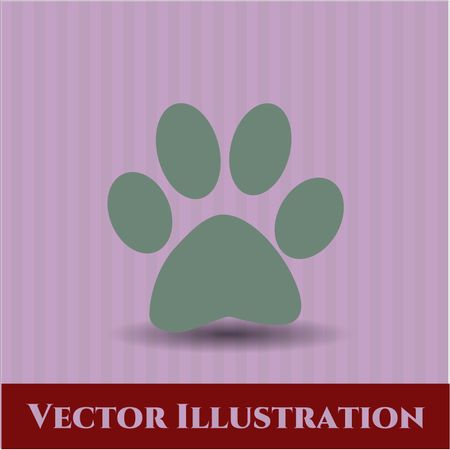Paw vector icon