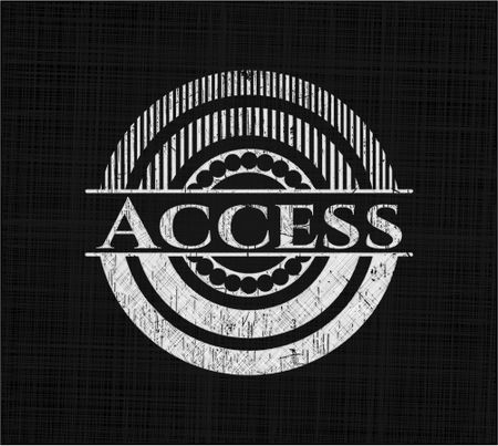 Access chalkboard emblem