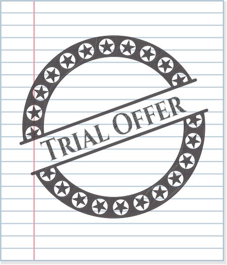 Trial Offer pencil emblem