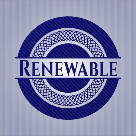 Renewable with denim texture