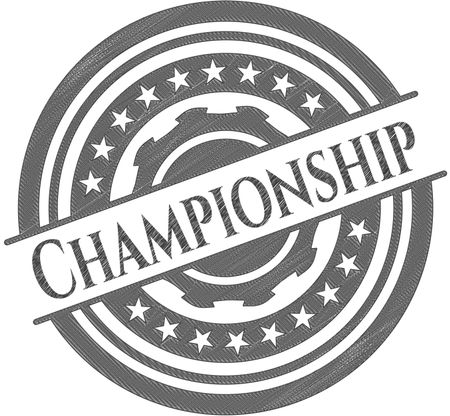 Championship drawn in pencil