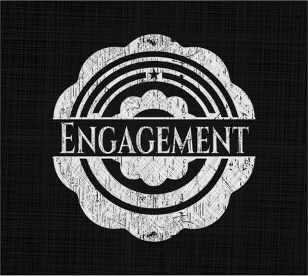 Engagement with chalkboard texture