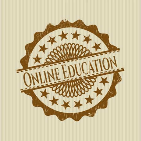 Online Education rubber texture