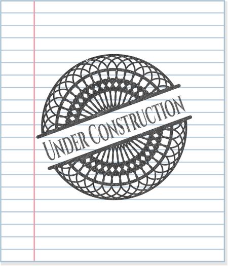 Under Construction pencil emblem