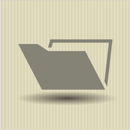 folder icon vector symbol flat eps jpg app web concept website