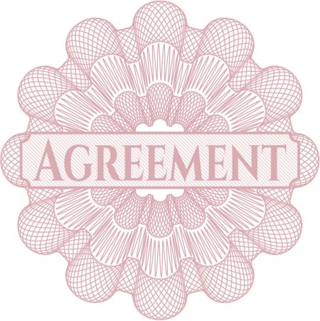 Agreement abstract linear rosette