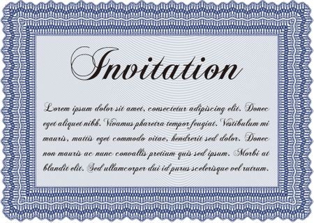 Formal invitation. Good design. Customizable, Easy to edit and change colors. With complex background. 