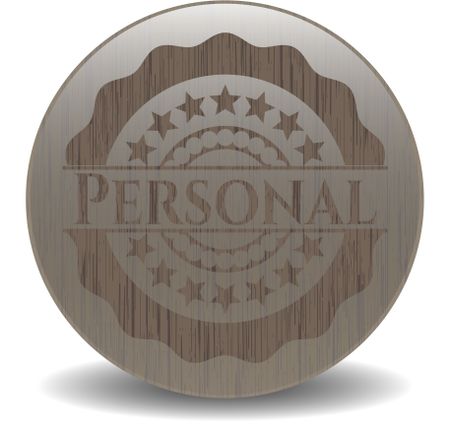 Personal realistic wood emblem