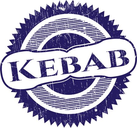 Kebab with rubber seal texture