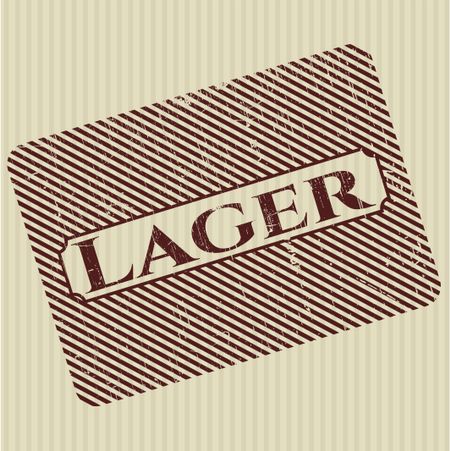 Lager rubber grunge texture stamp