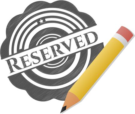 Reserved pencil draw