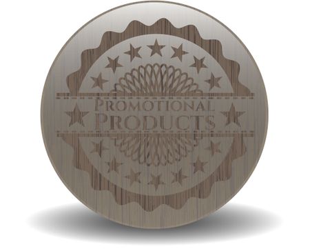 Promotional Products wood emblem. Vintage.