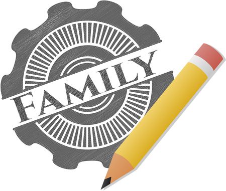 Family penciled