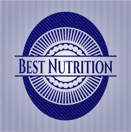 Best Nutrition emblem with jean high quality background