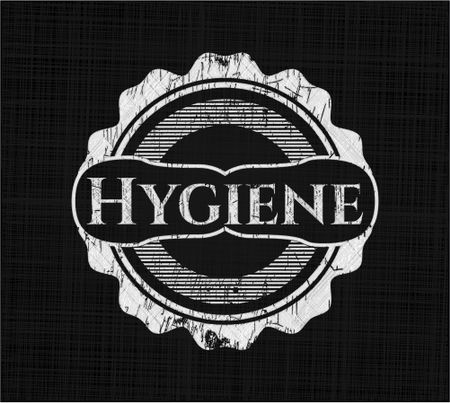 Hygiene on blackboard