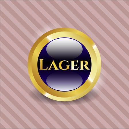 Lager golden badge
